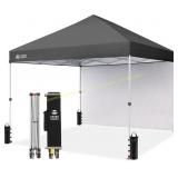 CROWN SHADES 8x8 Pop Up Canopy w/ Wall