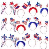 Moon Boat 10pcs Patriotic Head Boppers