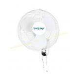 Hurricane 16 in. 90  Oscillating Wall Fan, White