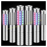 RGB LED Strobe Baton Light Sparklers - Silver