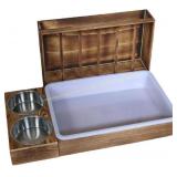 GRALARA Tool Box Bin Storage Case, Yellow 30x9.3cm