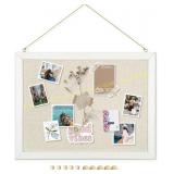 DOLLAR BOSS Linen Bulletin Board 16x12, Cork