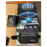 2pk protective film, 3in1 car mount, RFID pouch