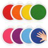 Kids Ink Pads, 8 Colors, Washable, 7"