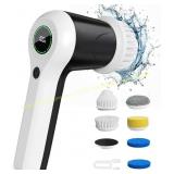 PUFTEM Electric Cleaner: Rotary + 6 Heads, 2 Speed