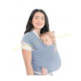 KeaBabies Original Baby Wrap Carrier, Blue
