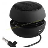 Mini USB Speaker, Portable, 2 Colors (Black)