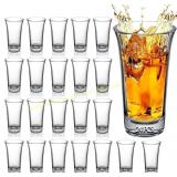 Acrylic Shot Glasses Set (24) Clear Tequila**