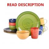 Color Vibes 12-Piece Dinnerware Set