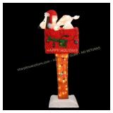 Snoopy Red Mailbox Animated Tinsel Sculpture