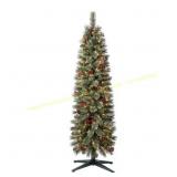 Stanley 5 ft Skinny Pencil Tree, 150 Lights