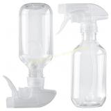 2pk Plastic spray bottles & funnel 10oz