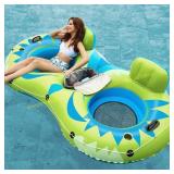 Jasonwell 2-Person Inflatable River Tube Float