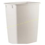 Rubbermaid 9 gal White Plastic Trash Can