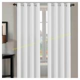 H.VERSAILTEX White Curtains 84" Panels (2)
