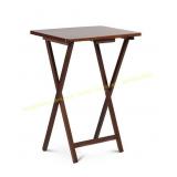 PJ Wood Folding TV Tray, 2-Pc Set