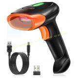 KUIIYER Wireless Barcode Scanner, 2D/1D Reader