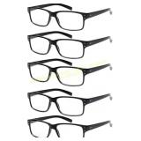 Norperwis Reading Glasses 5 Pack, Spring Hinge