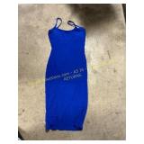 Shaper Royal Blue Maxi Dress Sz Med