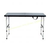 Lifetime 48 in Rectangle Black Resin Table