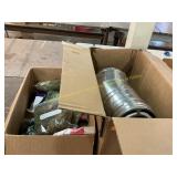 Craft moss, stove pipe elbow