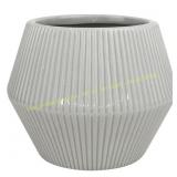 2 ct.Trendspot Rena 6.5x8x8x8 Ceramic Planter Gray