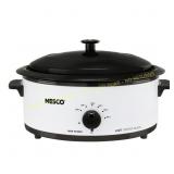 Nesco White Porcelain 6 qt Electric Roaster