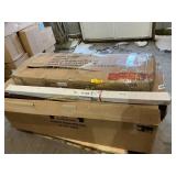 Metal desk, roof brackets, bed frame