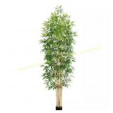 9 ft. Artificial Bamboo Tree with Real Trunks