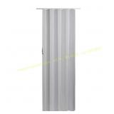 Via 36x80 White Vinyl Accordion Door