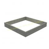 Homestead Rustic 4 ft x 4 ft Gray Bed