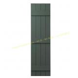 2ct. Ply Gem 63x15 in. Shutters   Batten Green