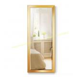 Wexford Home 25x61 in Gold Wood Full-Length Mirror
