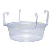 5 ct. Curtis Wagner Plastics Hanging Basket Pan Cl