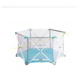 Regalo Gray/White Metal Play Yard 1 pk