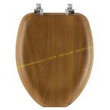 Bemis Mayfair Elongated Oak Wood Toilet Seat