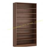 BYBLIGHT Eulas 71 in. Brown Wood 9-Tier Bookcase