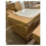 Pallet of glass chair mats