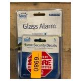 Gas alarm, home security decals