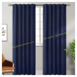 BGment Navy Blue Curtains 84" 42x84 (2)