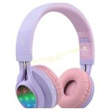 Riwbox WT-7S Bluetooth Headphones Purple