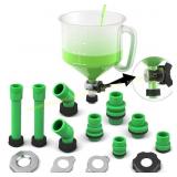 SWANLAKE No-Spill Coolant Funnel Kit 15Pcs