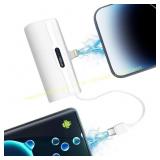 Mini Power Bank 4800mAh White