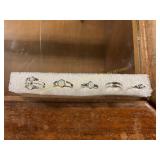 5ct Retro Stackable Rings Size 5