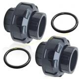 Boltigen 2 Pack 2" PVC Union Pipe Fitting