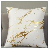 TAOSON 2-Pack Velvet Marble Pillow Covers