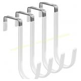 FYY Over the Door Hooks 4 Pack White