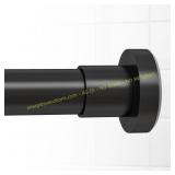 Shower Rod, Spring Tension, Matte Black