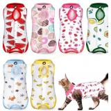 Kacctyen 6 Set Cat Recovery Suit After Surgery