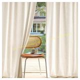 MIULEE Linen Privacy Curtains 2 Panels 52x84